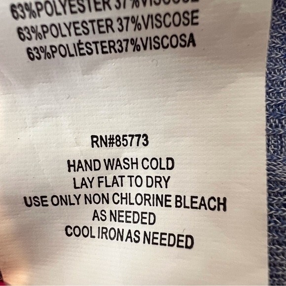 O’Neil V-Neck Cami Top Blue Size S - Picture 3 of 3